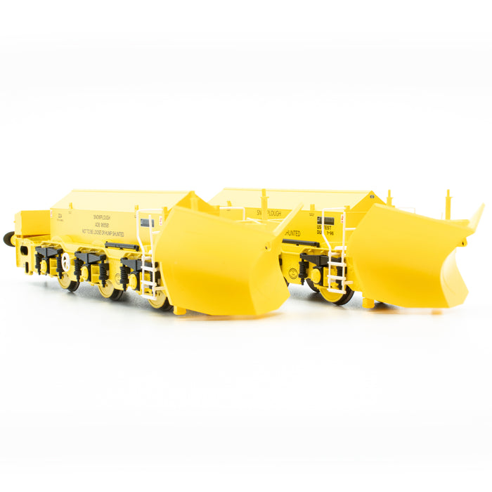 Beilhack Snowplough ZZA ADB965580/581 BR yellow (ex Class 40)