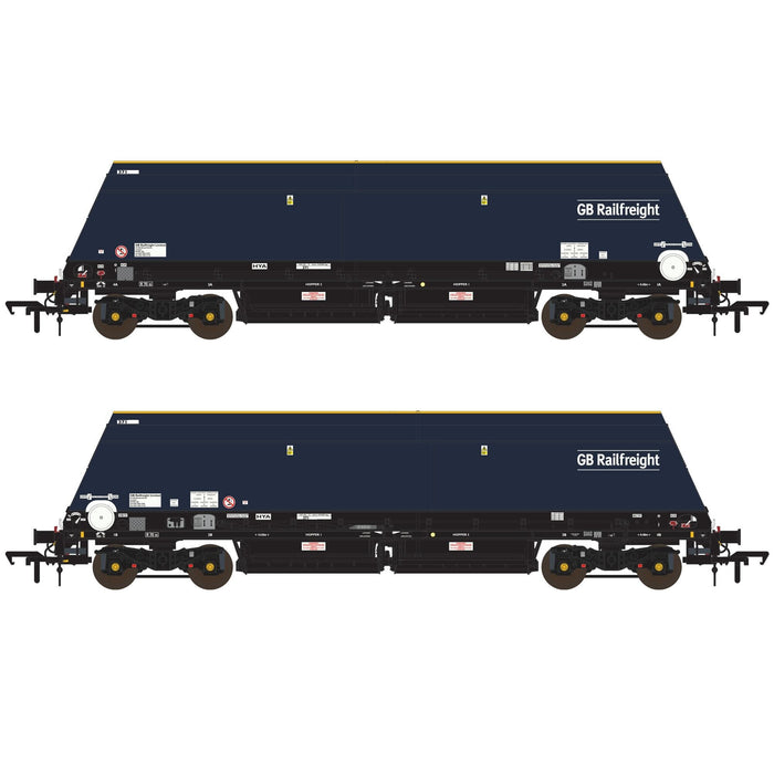 Cutdown HYA – Blau/Schwarz mit GB Railfreight-Branding (Pack 1)