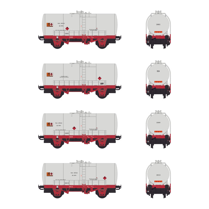 CIÉ Esso Tank Wagon - Quad Pack - Pack 3