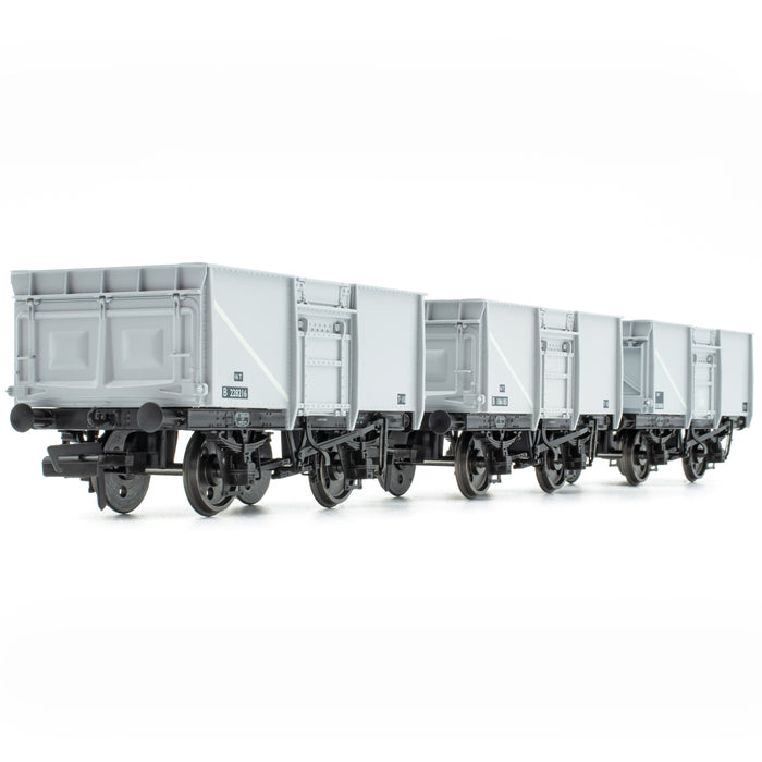 BR 16T Mineral - 1/109 - BR Freight Grey (Original text on black panels) - Pack G