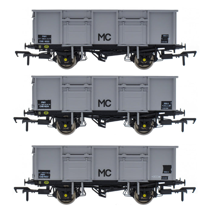 BR 21T MDV / PMV Triple Wagon Pack in MC Metals Livery