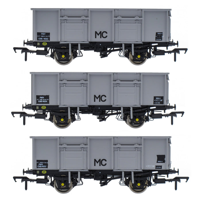 BR 21T MDV / PMV Triple Wagon Pack in MC Metals Livery